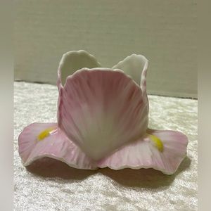 Vintage Iris Petal Shaped, ceramic , Vase
